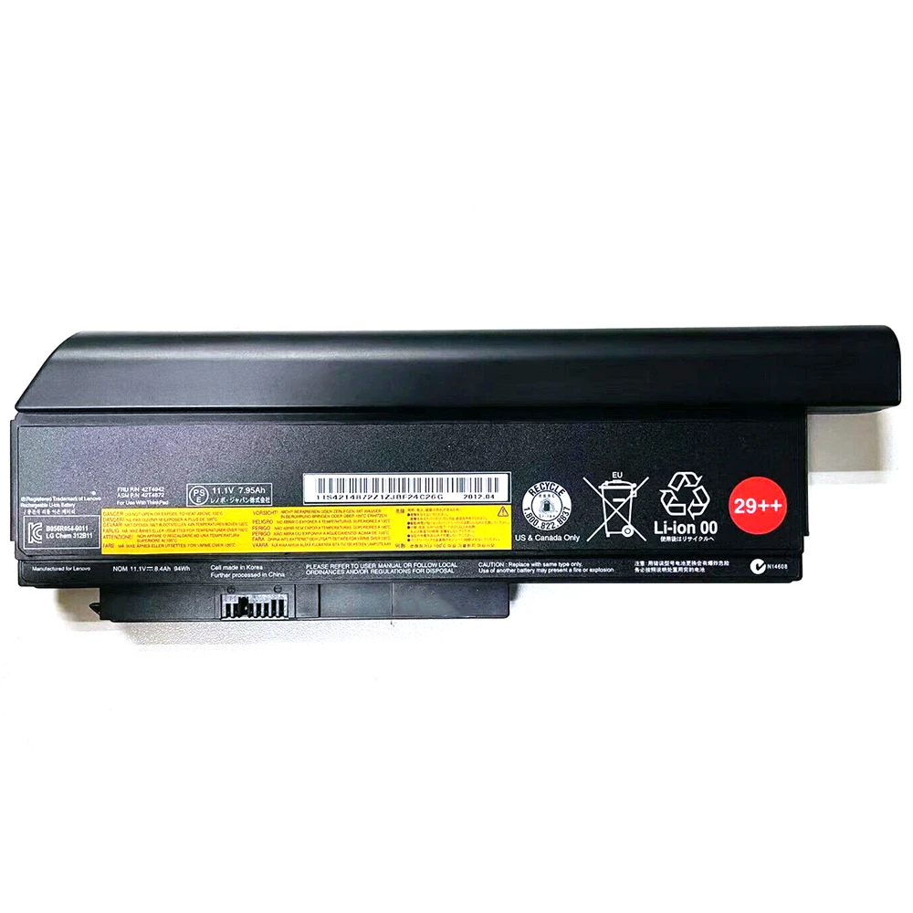 Imagem -05 - Original Genuíno 29 Mais 29 ++ 10.8v 11.1v 57wh 97wh Bateria do Portátil para Lenovo Thinkpad X220 X220i X220s 42t4899 42t4900 42t4942 Novo