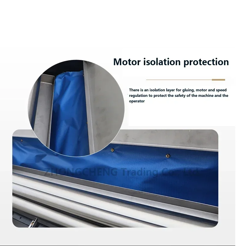 JS720-1 Desktop Edelstahl Kleber Maschine Kleber Maschine Rollmaschine Karton Verpackung