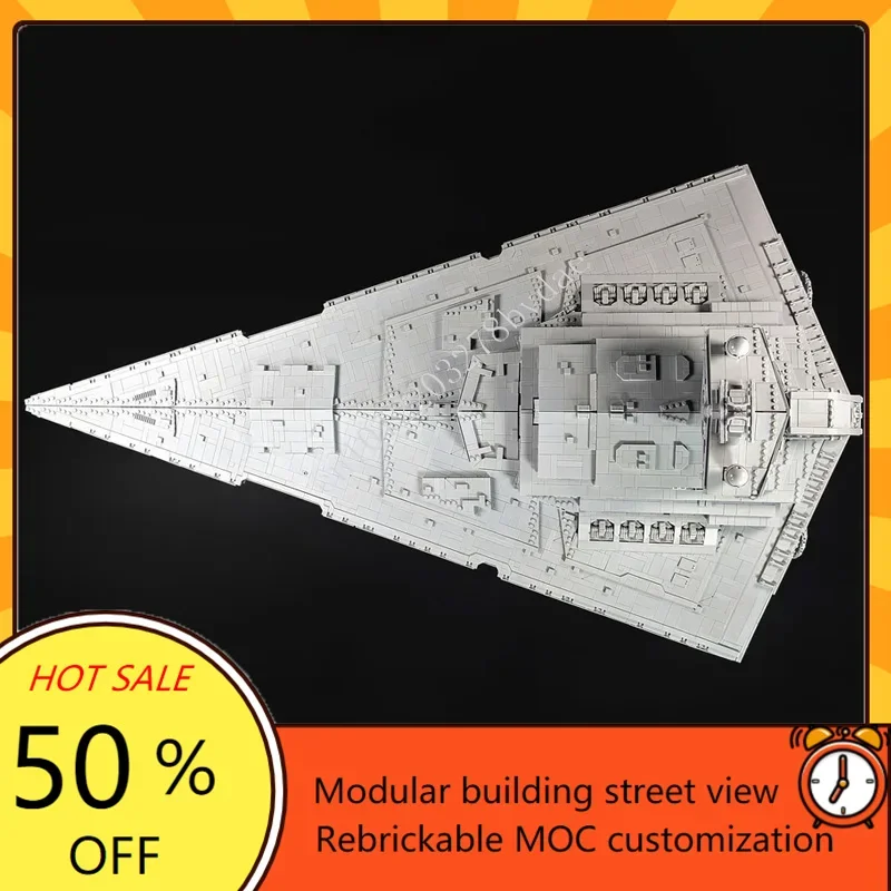 18406PCS 스타 디스트로이어-내장물 제거기 우주 전쟁 군사 MOC 우주선 전투 모델 맞춤형 퍼즐 DIY 조립 모델 장난감 선물