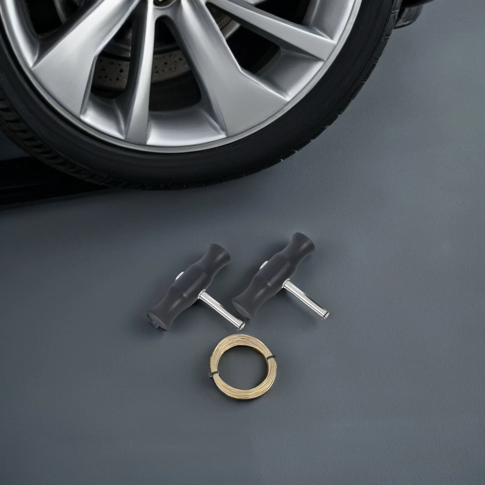 

1Set Windshield Removal Tool Hand Pulled Wire Cutting Design Auto Glass Repair Replacement Disassembly Tool Kit