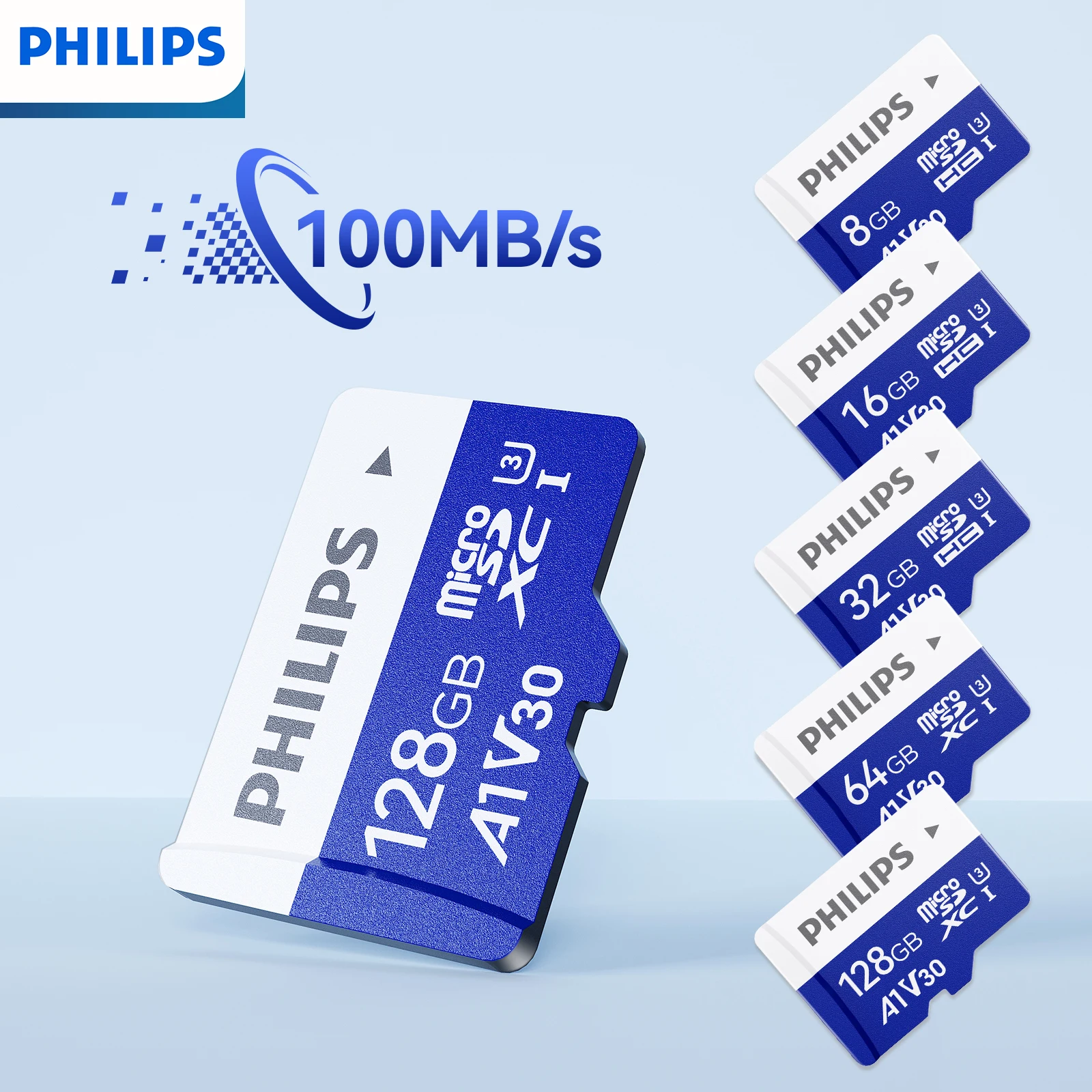 

Original Philips MicroSD Memory Card 8G/16G/32G/64G/128G TF micro sd card Class 10 flash card Memory Microsd for Samrtphone PC