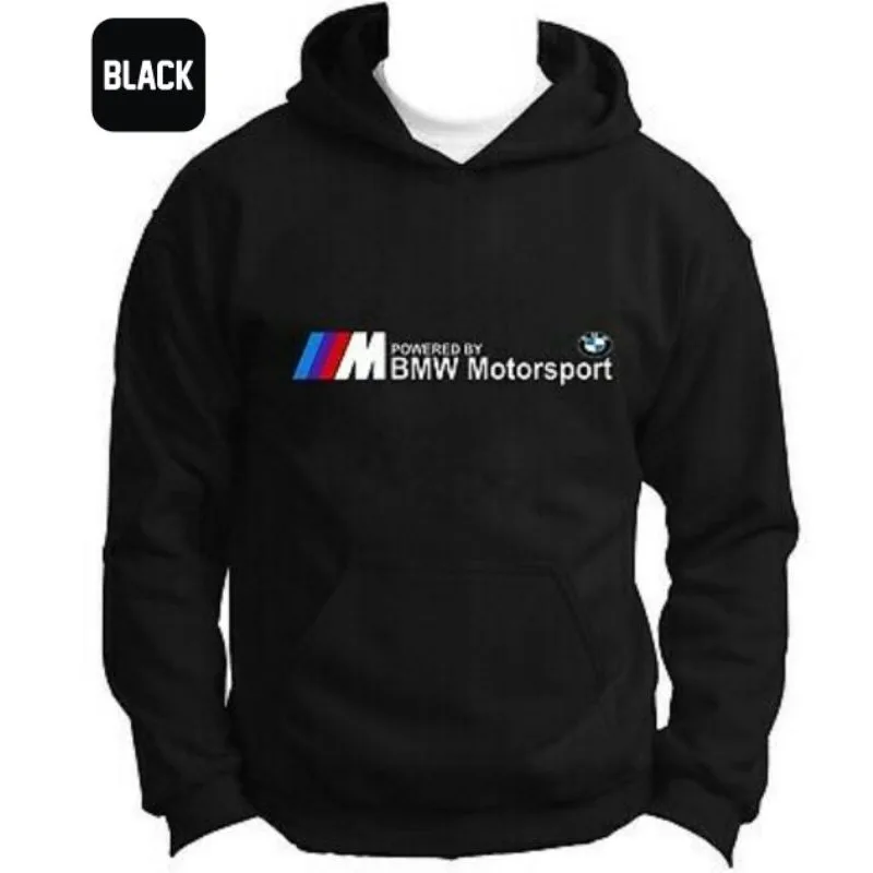 BMW MOTORSPORT M3 ملابس رجالية كاجوال بغطاء للرأس للخريف والشتاء رياضية جديدة وملابس فضفاضة غير رسمية