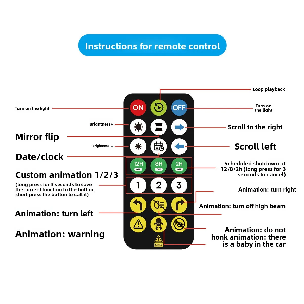 شاشة ناعمة حصرية لعيد الميلاد، شاشة مرنة محمولة، تطبيق سيارة قابل للتحرير، مرن LED #4