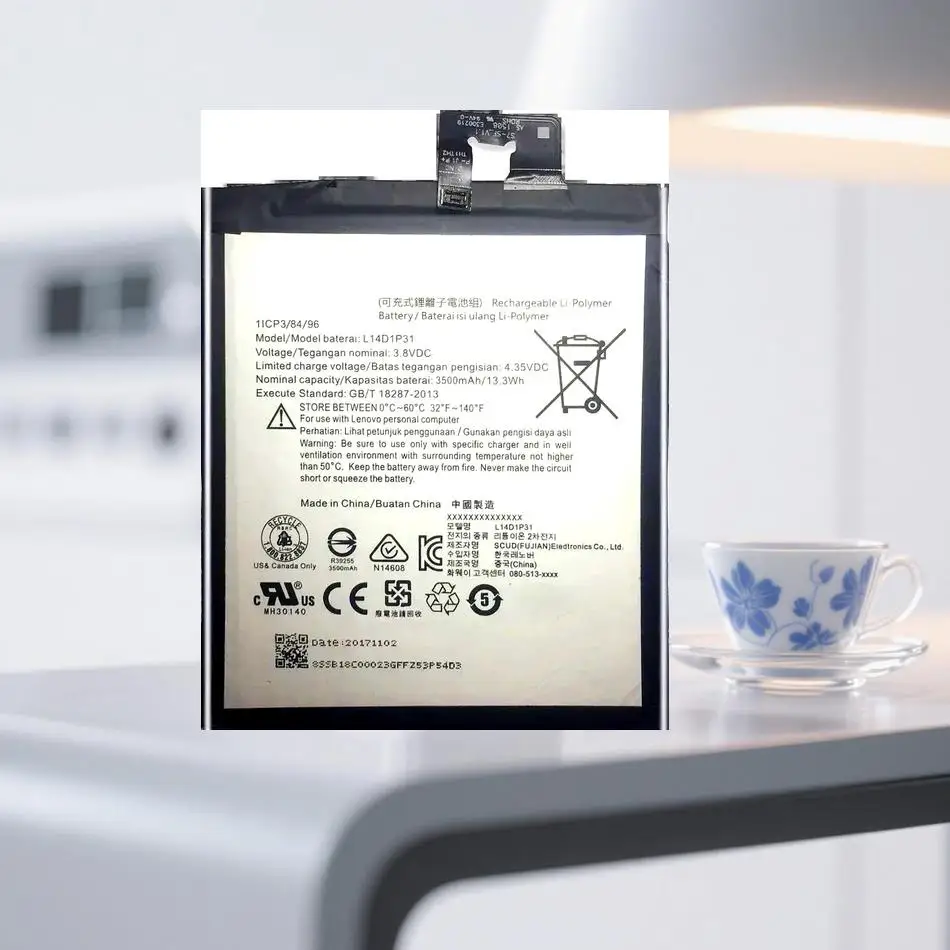 

Long-Lasting Performance For Lenovo PB1-770N PB1-770M Phab Plus L14D1P31 High Compatibility Tablet Battery 3500Mah
