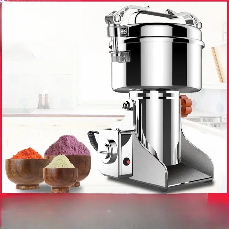 1500G stainless steel buckle universal crusher, medicinal material crusher, traditional Chinese medicine powder machine