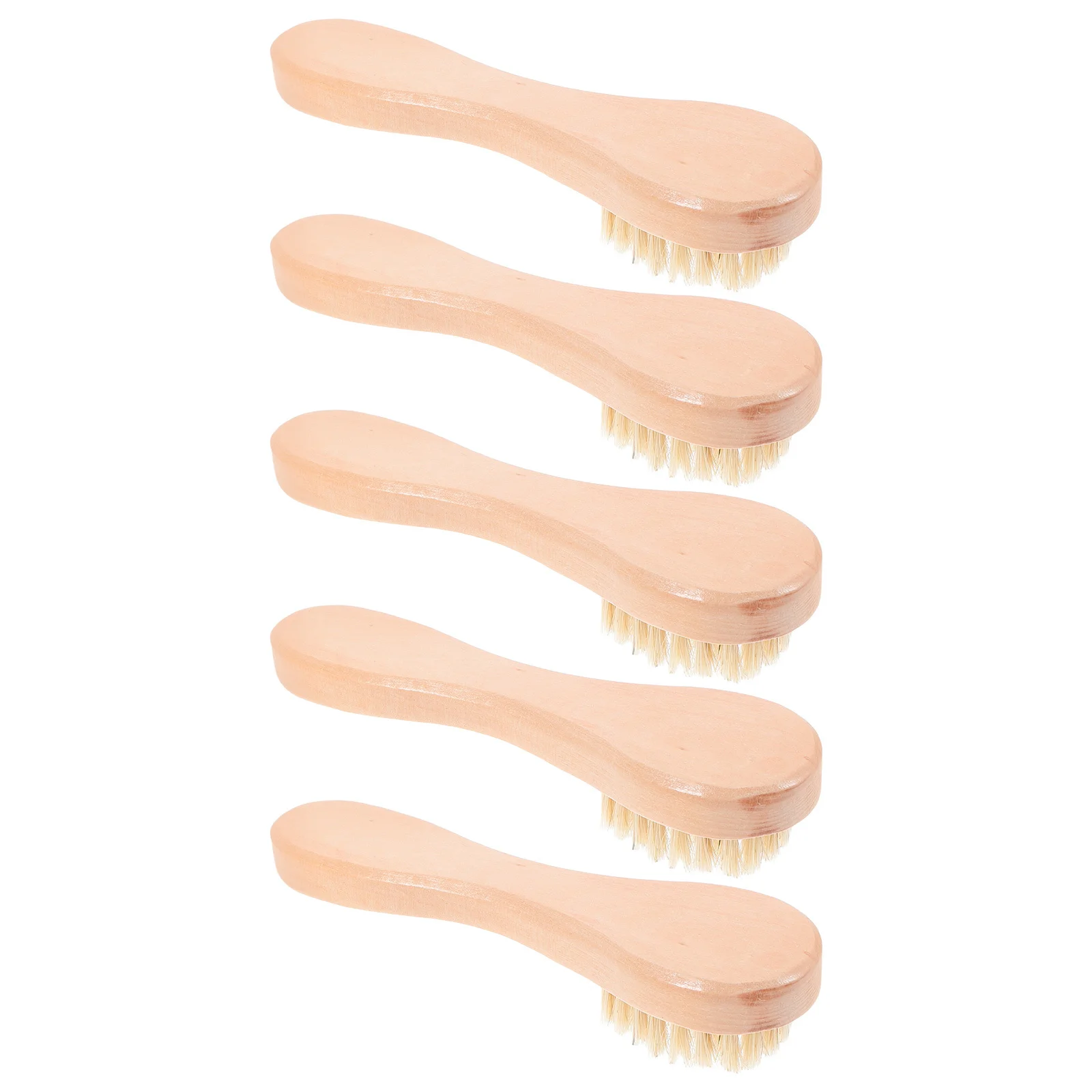 5 szt. Drewnianych szczoteczek do oczyszczania twarzy, głębokie czyszczenie porów, delikatny masaż, przenośne narzędzie do pielęgnacji skóry, szczoteczka do mycia twarzy w podróży