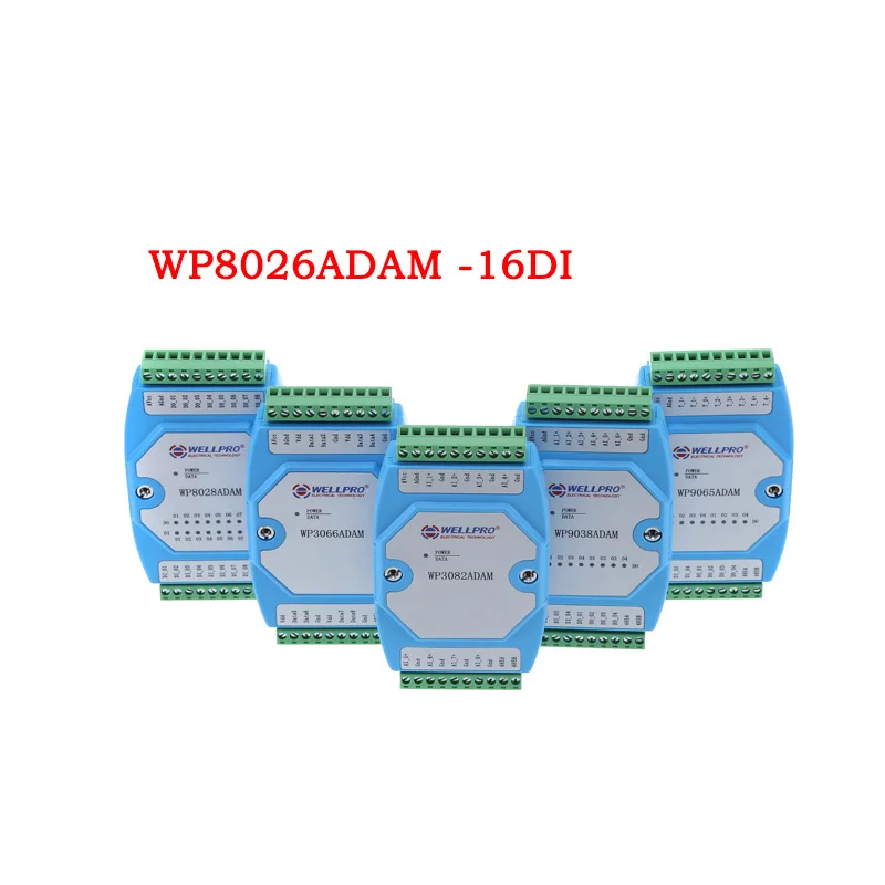 Módulo de conmutación de entrada Digital Lsolated, 16 canales DI MODBUS WP8026ADAM