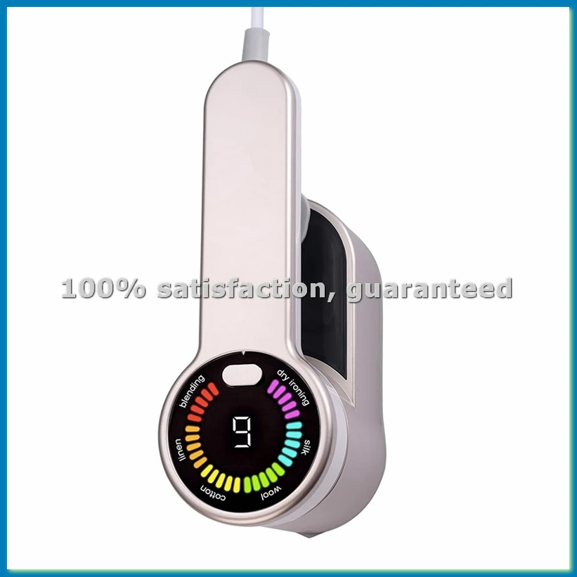 Mini Travel Iron with Steam Function, 6 Smart Ironing Modes, Handheld Clothes Steamer Portable Small Iron EU Plug-A51M