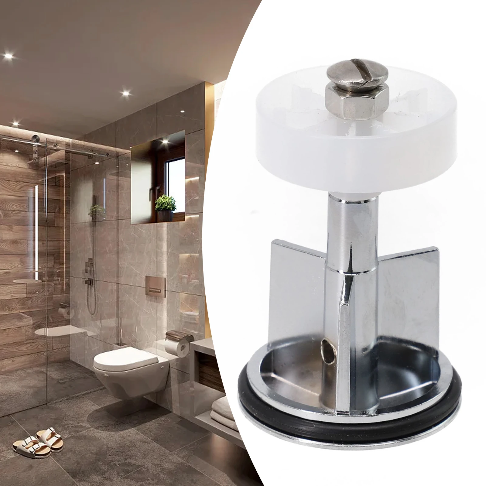 1 قطعة لرفع النفايات حوض بالوعة دفع زر 40 مللي متر مشقوق الكروم الحمام حوض غسيل صنبور الملحقات