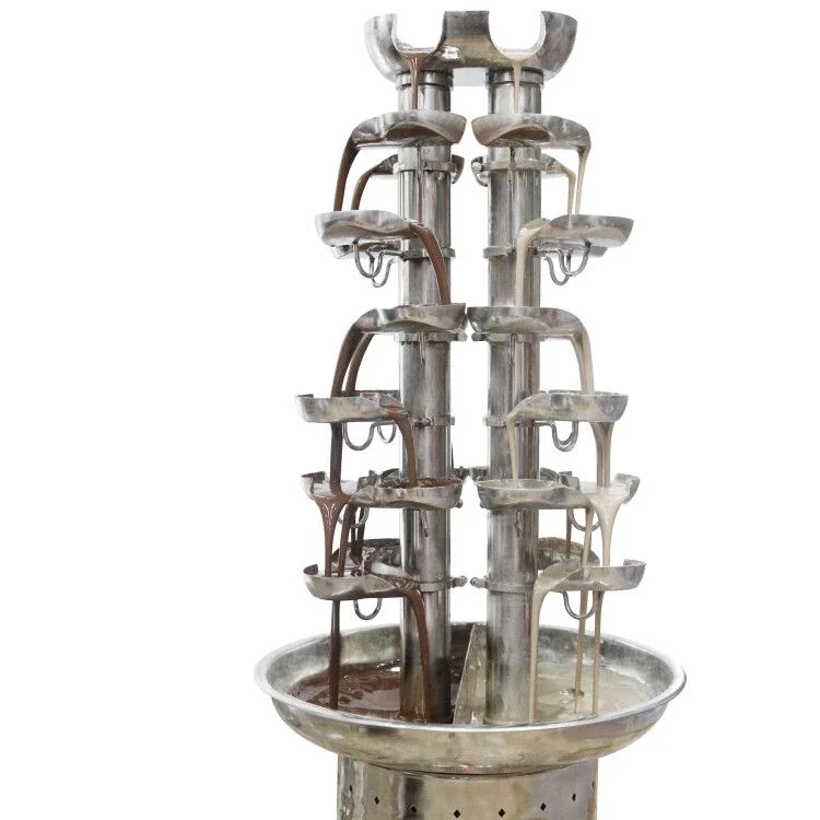

Professional Stainless Steel Electric Chocolate Fountain Machine for Commercial Hotel Big Party Use