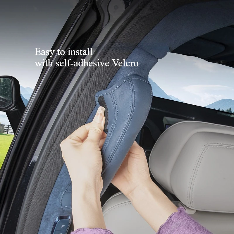 

Накладка на подлокотник второго ряда и внутренняя ручка средней двери — аксессуары для интерьера автомобиля для нового ZEEKR 009 2024-2025 годов