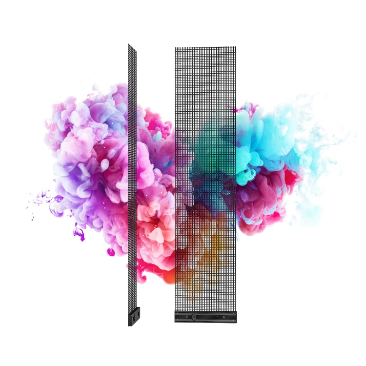 

Hot Selling P6.25 1500*250 Led Transparent Screen Display Holographic Film Video Advertising Panel