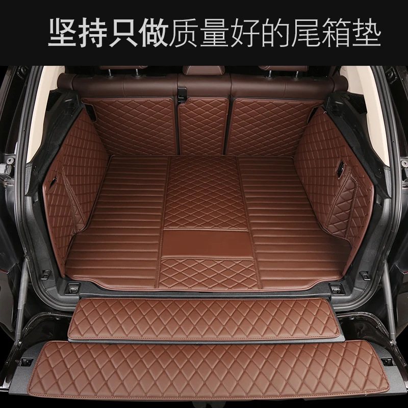 For BMW X7 G07 6 7 Seat 2003 - 2022+ Full Rear Trunk Tray Liner Cargo Mat Floor Protector Foot Pad Mats