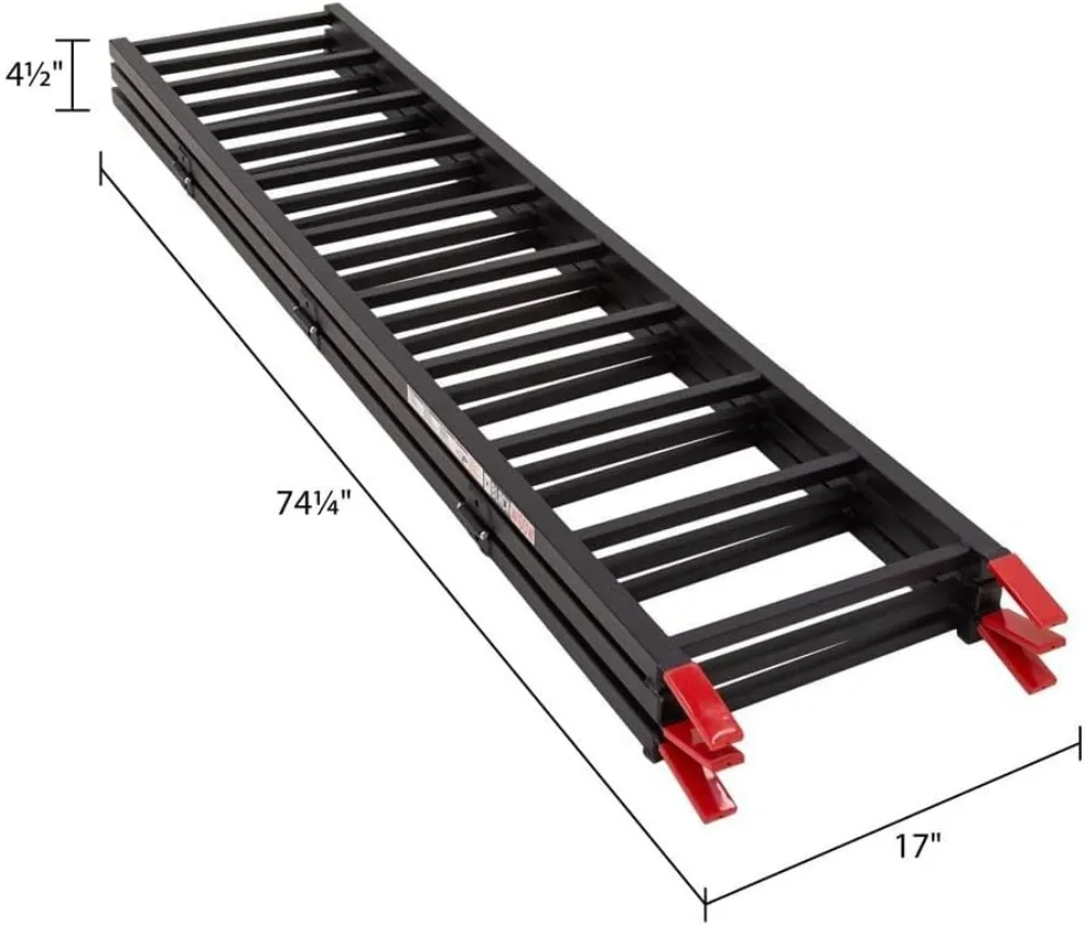 ATV منحدر فولاذي متعدد الطي 1000 رطل. القدرة على الشاحنات والمقطورات
