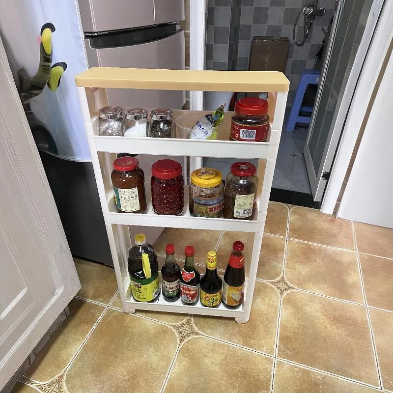 

Напольный узкий стеллаж Batoom для хранения специй на кухне, без сверления, на колесиках, для столешницы Batoom