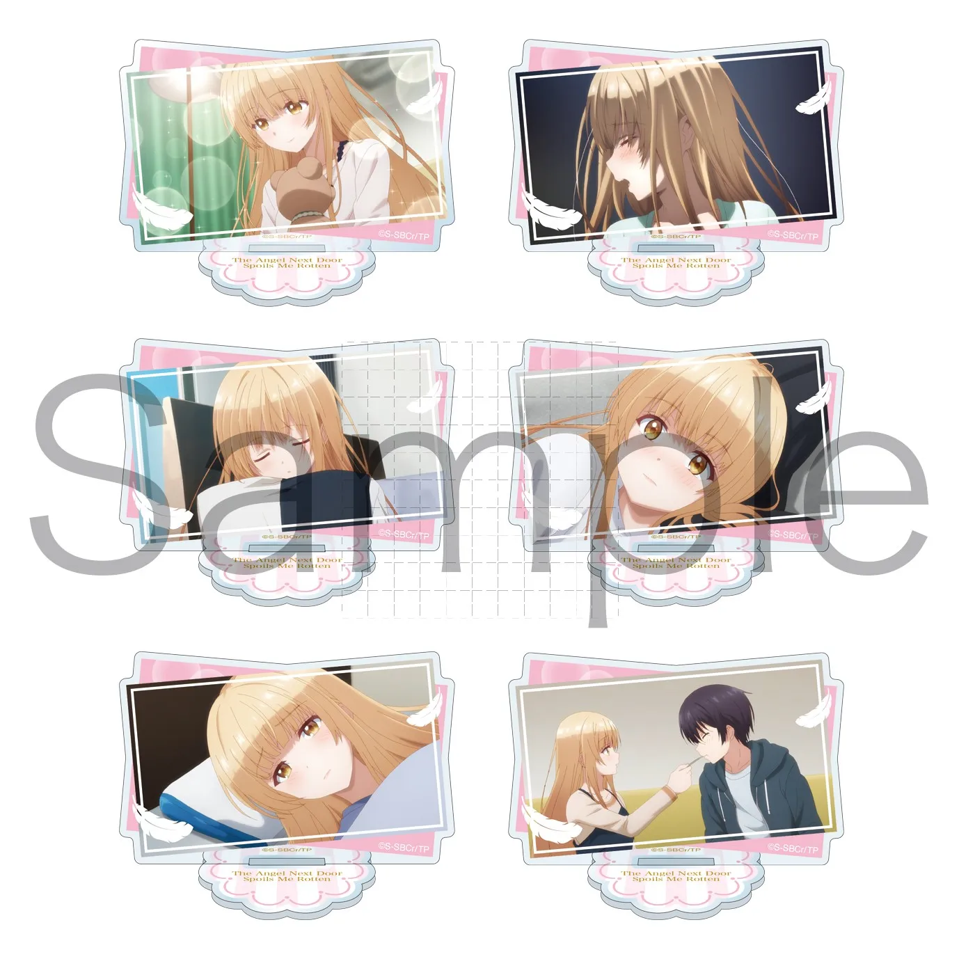 Game Akazawa Itsuki Shirakawa Chitose Shiina Mahiru Fujimiya Amane Acrylic Stand Doll Anime Mini Figure Model Cosplay Toy Gift