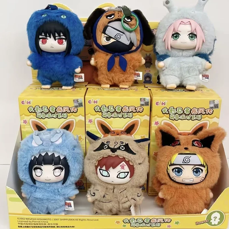 

Popular Naruto Blind Box Shippuden Party Series Uzumaki Stuffed Vinyl Doll Toys Plush Anime Figure Ornament Toy Collection Gift