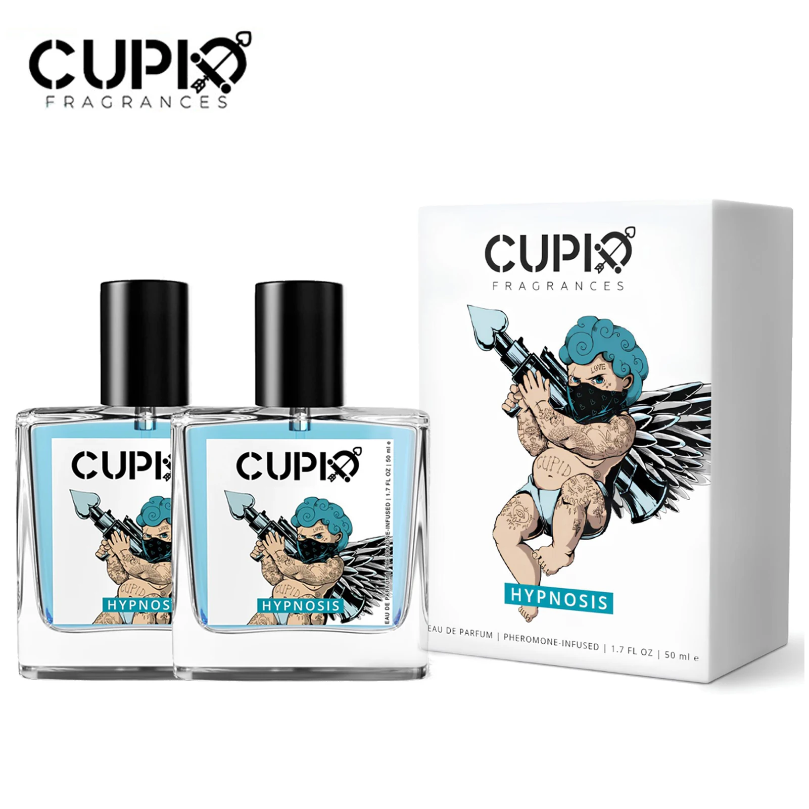 

CUPIDS 2pcs second Unique Parfume For Men Captivating And Bold Aroma Exquisite Original Perfume Men 50ml cupid hypnosis cologne