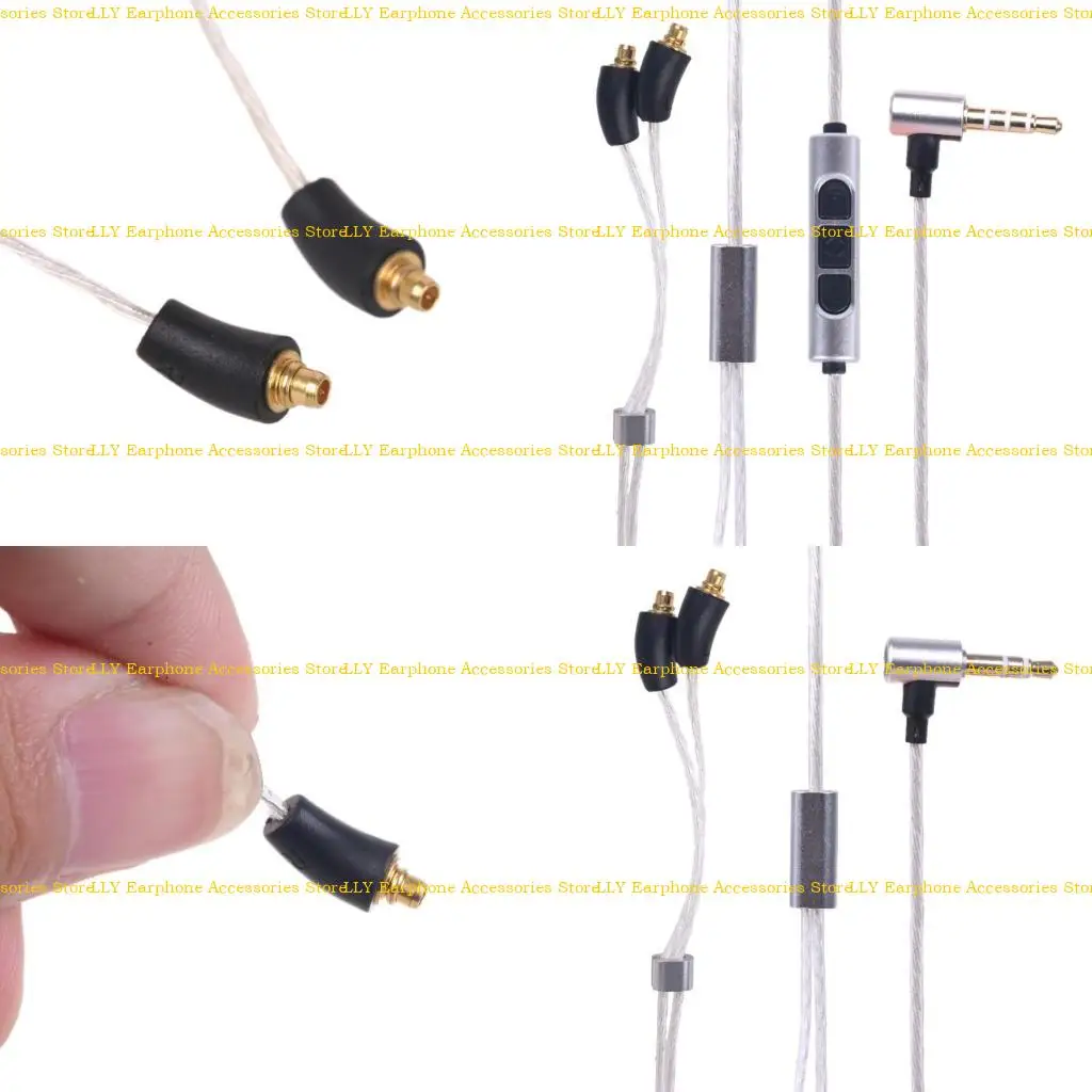 

462E 130cm/4.2ft AUX Wire Replacement Headphone Cable Cord for Earphones MMCX Connectors Replaceable Balance Cable
