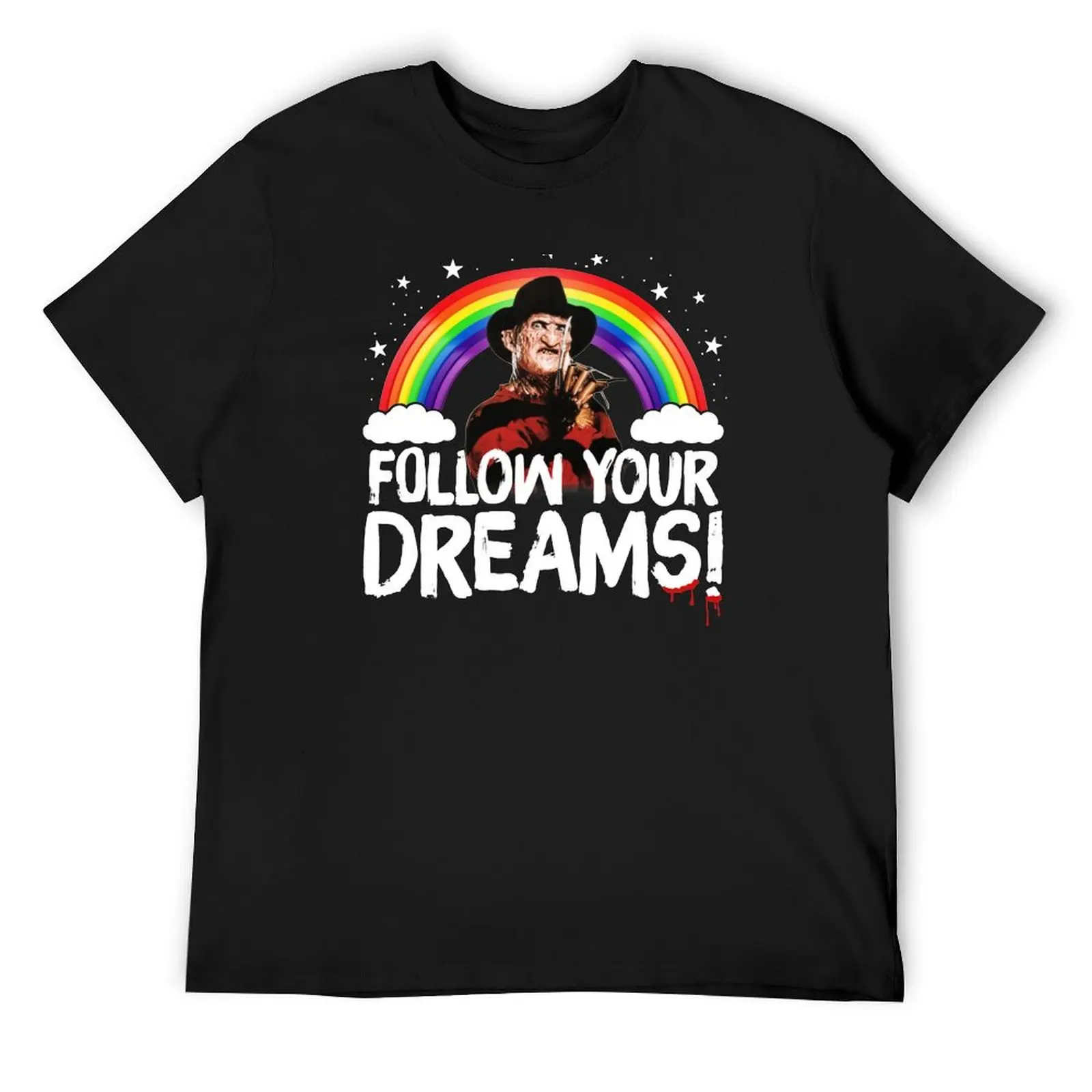 

Follow Your Dreams Halloween T-Shirt graphic tee shirt Man t-shirt vintage rapper graphic tees mens designer t shirt
