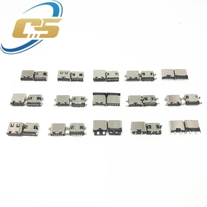 150 Buah / Kotak 15 Model Konektor Dok Pengisi Daya USB Tipe-C Campuran Penggunaan 6Pin dan 16Pin untuk Ponsel dan Kit Perbaikan Produk Digital 8 penjualan terbaik usb c diy - №
