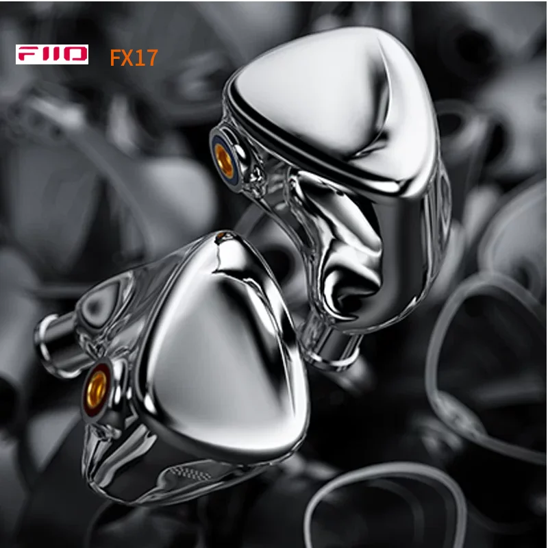 

Fiio FX17 HiFi Stereo Earphone 8EST+1DD+4BA Tribrid Technology In-Ear Monitor Hi-Res Audio MMCX Mix Gold Silver Copper Cable