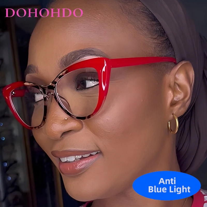

Vintage Sexy Cat Eye Brand Design Anti-Blue Light Women's Glasses Men Computer Play Games Optical Eyeglasses Female Lentes Очки