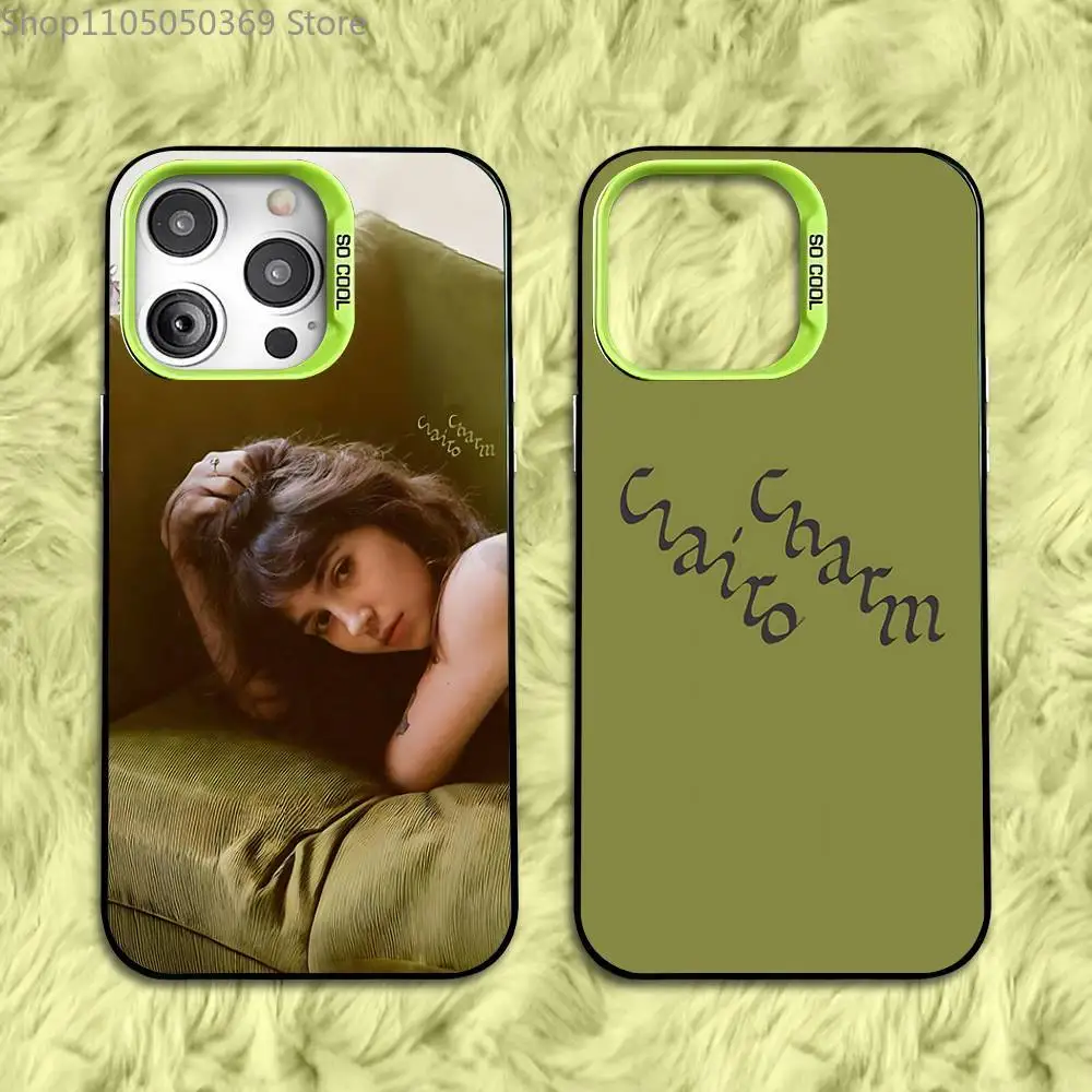 

Clairo Sexy to Someone Phone Case For iPhone 16,15,14,13,12,11,Pro,Max,Plus,Mini,SE Anti Fall Green Matte Hard Bumper