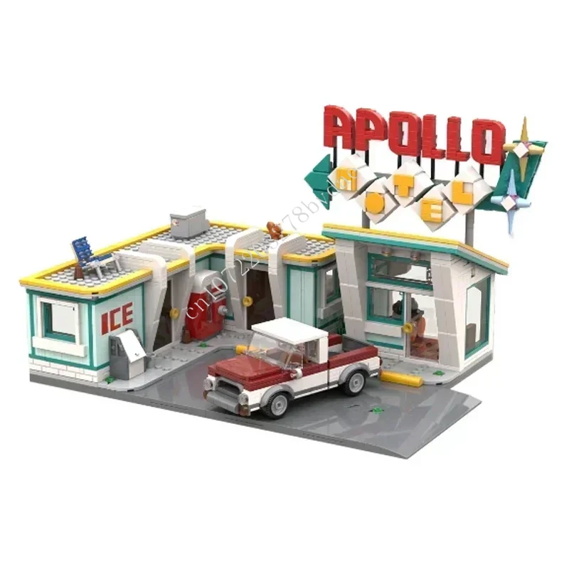 

1631PCS Customized MOC Hot City StreetView Puzzles Technology DIY Creative Assembly Birthday Toys Christmas Gifts for Kids Ages