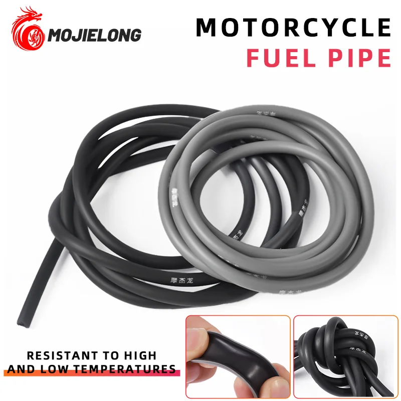 

Universal hose, 1M - 10M, black/grey model, suitable for fuel pipelines of off-road motorcycles and scooters. Oil pipe, conduit