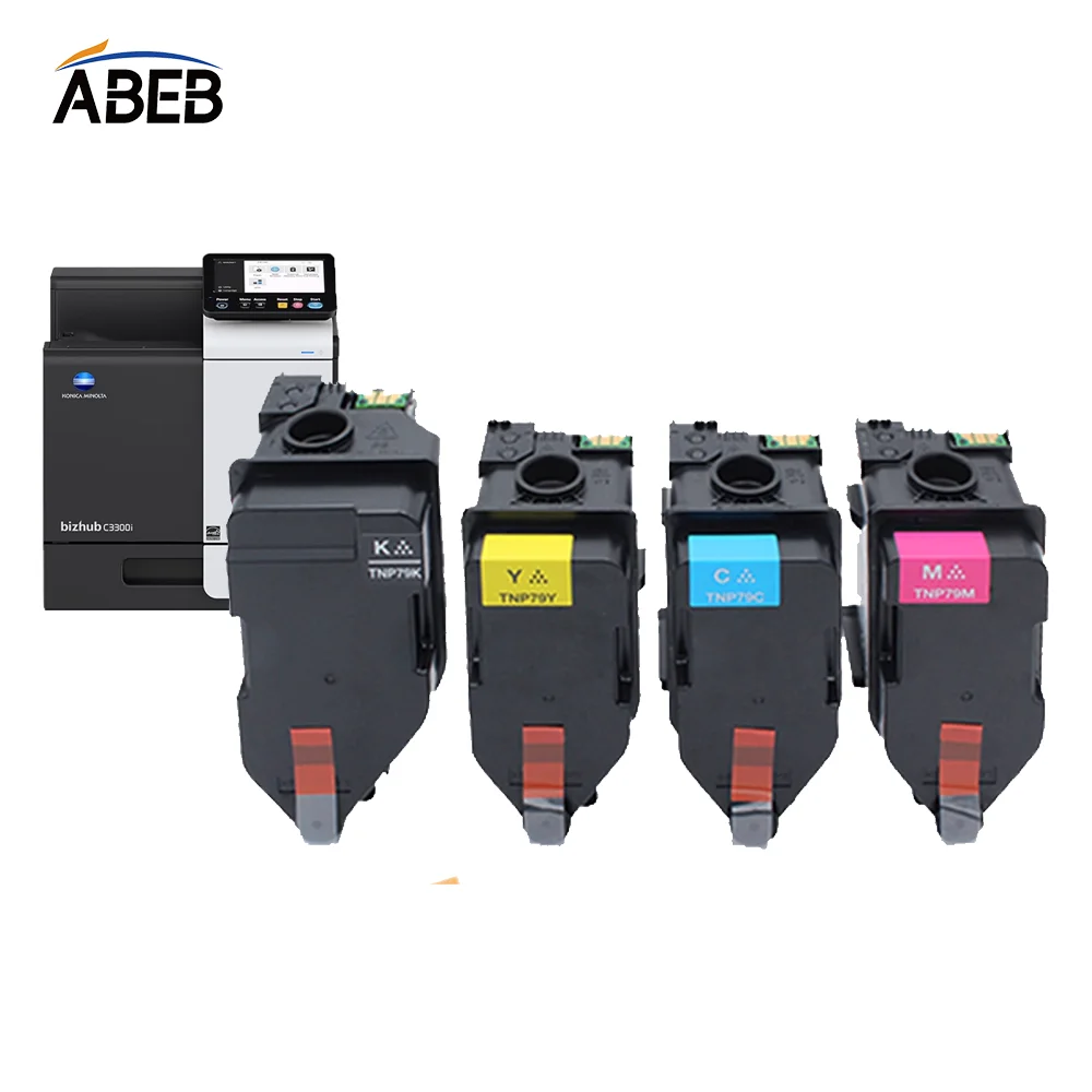 

1PCS TNP81 Toner Cartridge For Konica Minolta Bizhub C3300i C4000 i High Compatible Color Toner BK 13000 Pages CMY 9000 Pages