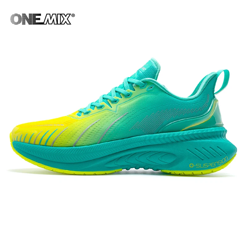 ONEMIX Breathable Mesh Sneakers for Men Cushioning Motion Control Male Running Shoes LIGHT FOAM Sport Shoes MARATHON RACING SHOE