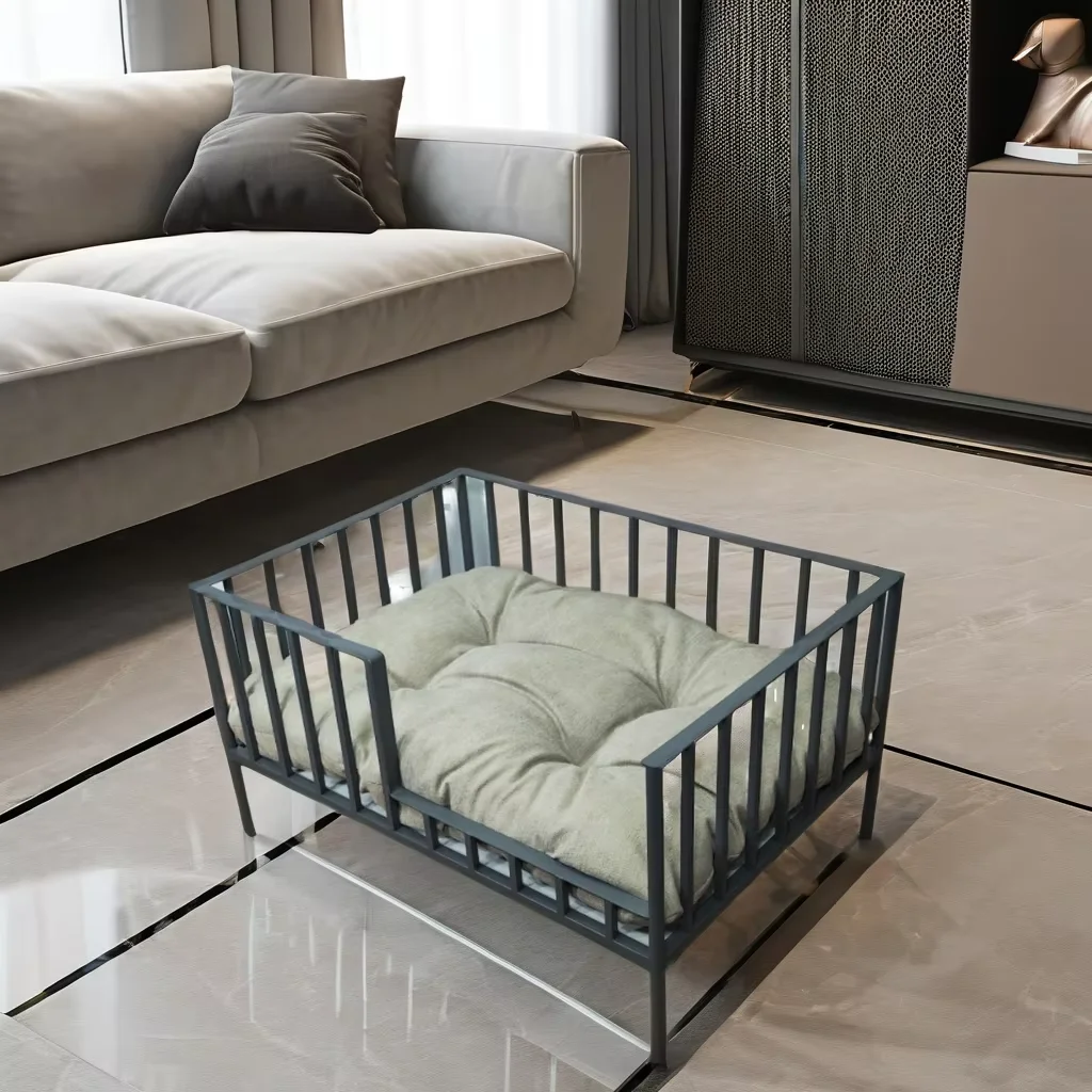 

Wholesale Modern Rectangular Pet Sofa Bed with Solid Wood Frame Sustainable Features for Cats Dogs Fashionable From Vietnam