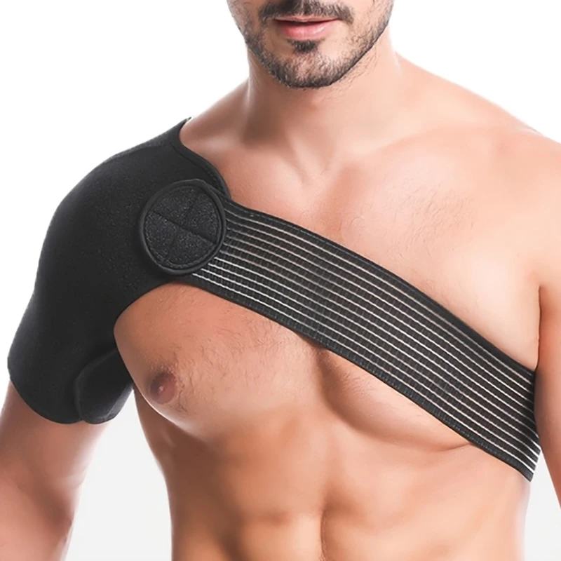 Adjustable Shoulder Brace Breathable Shoulder Support Bandage for Men Women Left Right Shoulder Joint Protection Sports Training