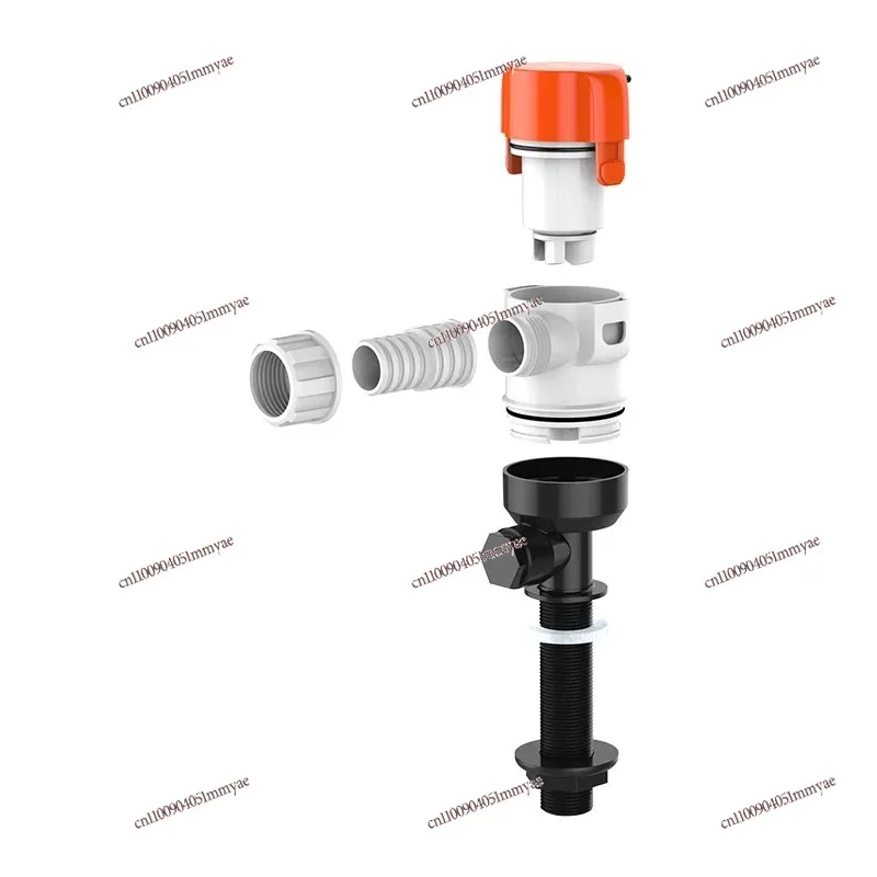 

1100GPH 12V 48W Livewell Pump Baitwell Мембранный насос для морской воды SFBP1-G1100-13C для морских и семейных домов