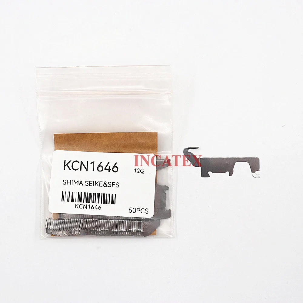 Espaciador de guía de hilo de tejer, 50 piezas, KCN1646, para máquina de tejer SHIMA SEIKI, aguja SES 12G
