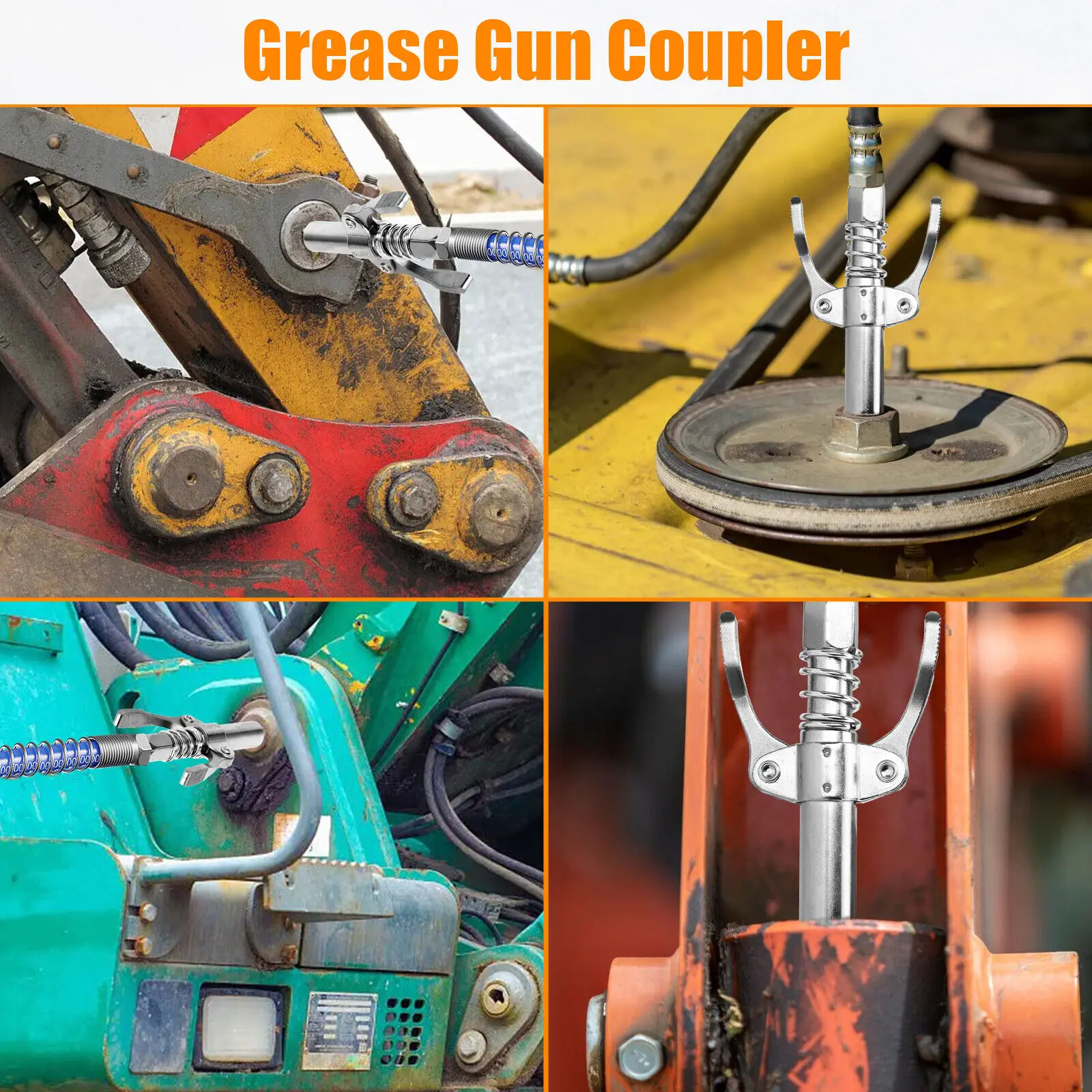 Car Syringe Lubricant Tip Repair Accessories Lubricant Grease Gun Coupler 1/8\