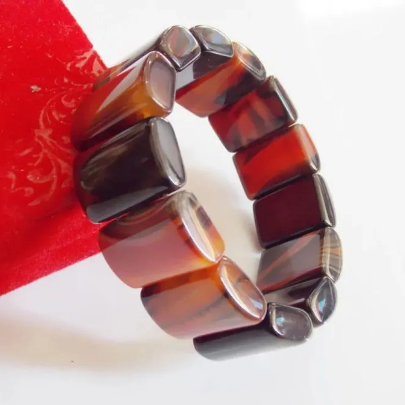 

Модный браслет из натурального агата, ручные мужские и женские элитные подарки