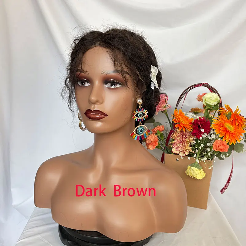 18in Manikins Head Mannequin Head With Shoulders Realistic Mannequin Head for Display Manikin Head with Shoulder for Wig