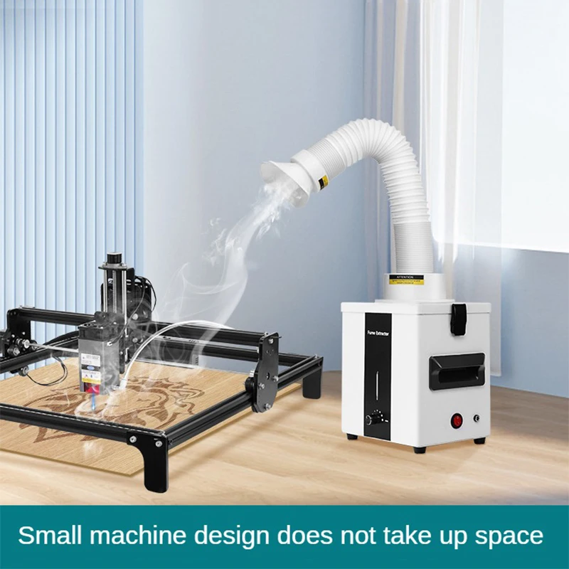 

AT-56 50W Fume Extractor Laser Smoke Purifier With 3 Stage Filters For Laser Engraving Machine CNC Machine Use for Welding