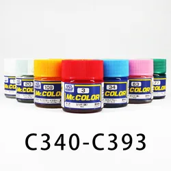 10ML C340-C393 Mr Hobby Color Oily Nitro Paint Pigment DIY Military Tank Ship Plane Soldier Model Craft Coloring Building Tool