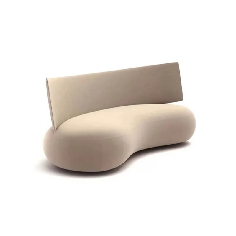 Modern contrasting wool art, sofa