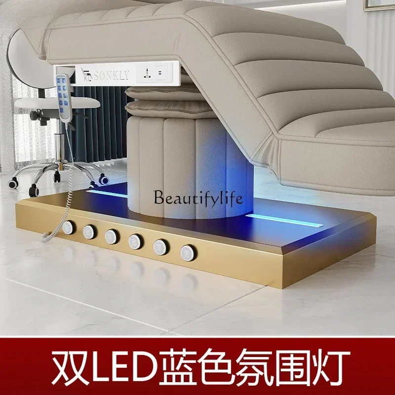 56 Electric beauty bed Physiotherapy lifting beauty salon special flushing bed