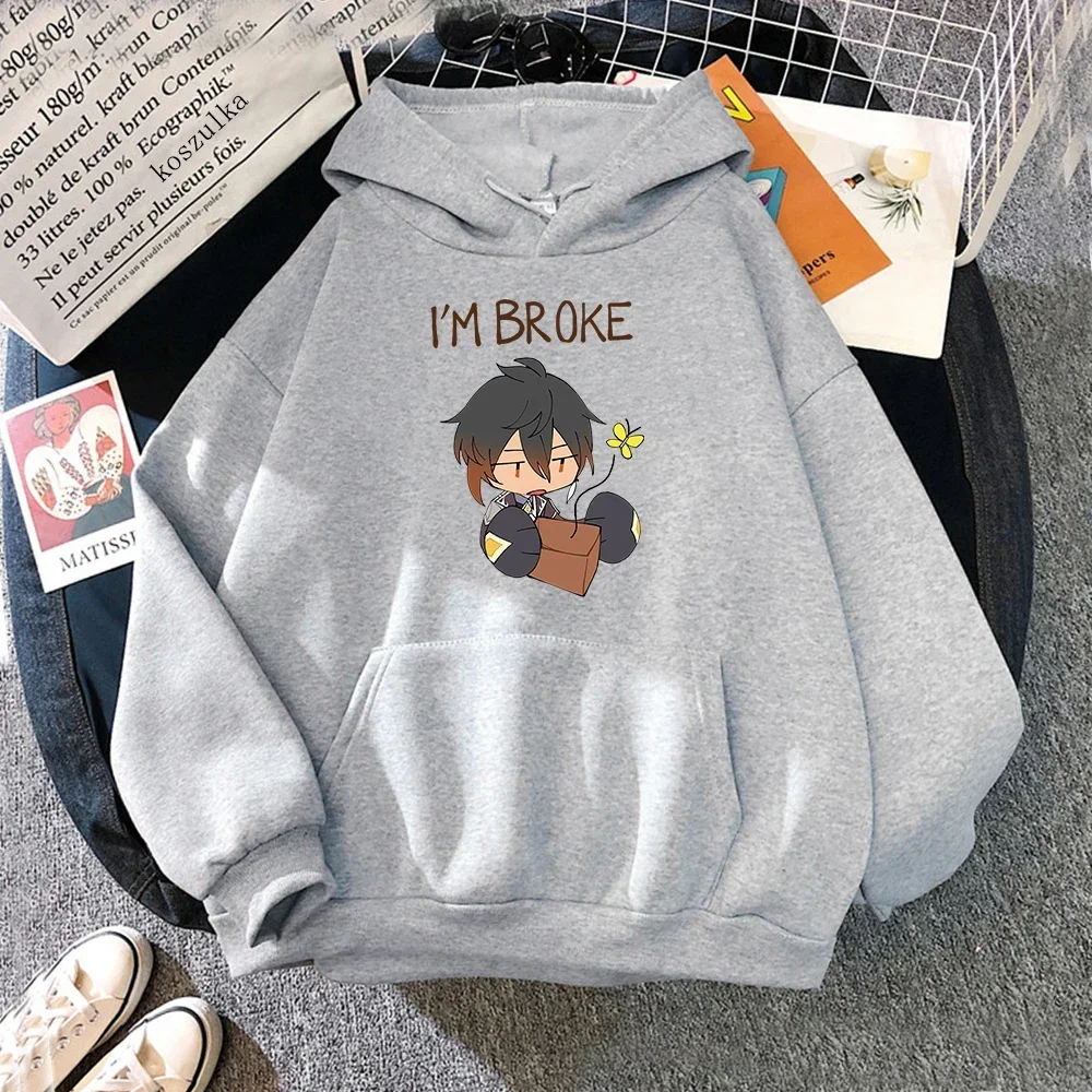 

Hoodie Women Funny Kawaii Graphic Hoodies Woman Harajuku Fleece Hooded Pullover Sweatshirts Anime Clothes