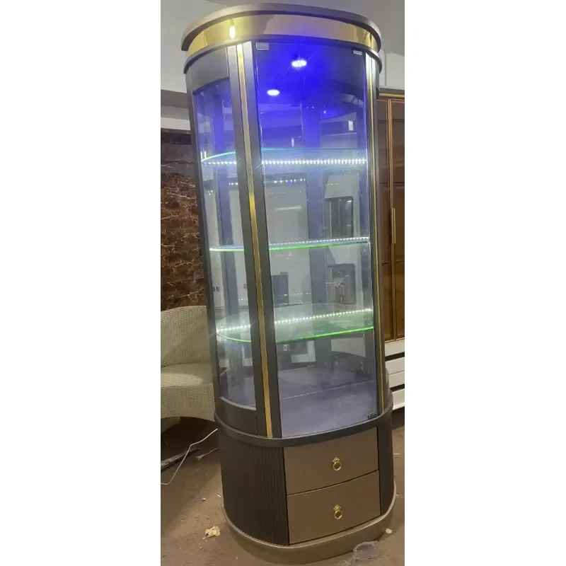 Modern Home Bar Cabinet Living Room Beverage Storage Unit High Quality Manufacturer Direct Sale Furniture