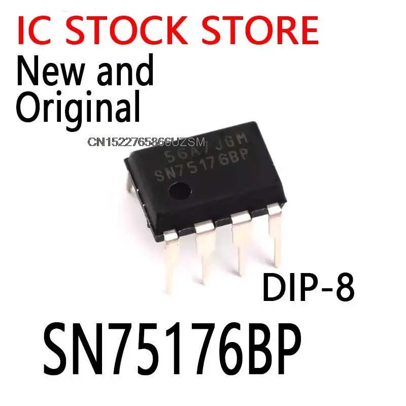 

100PCS New and Original SN75176 75176 DIP-8 IC SN75176BP