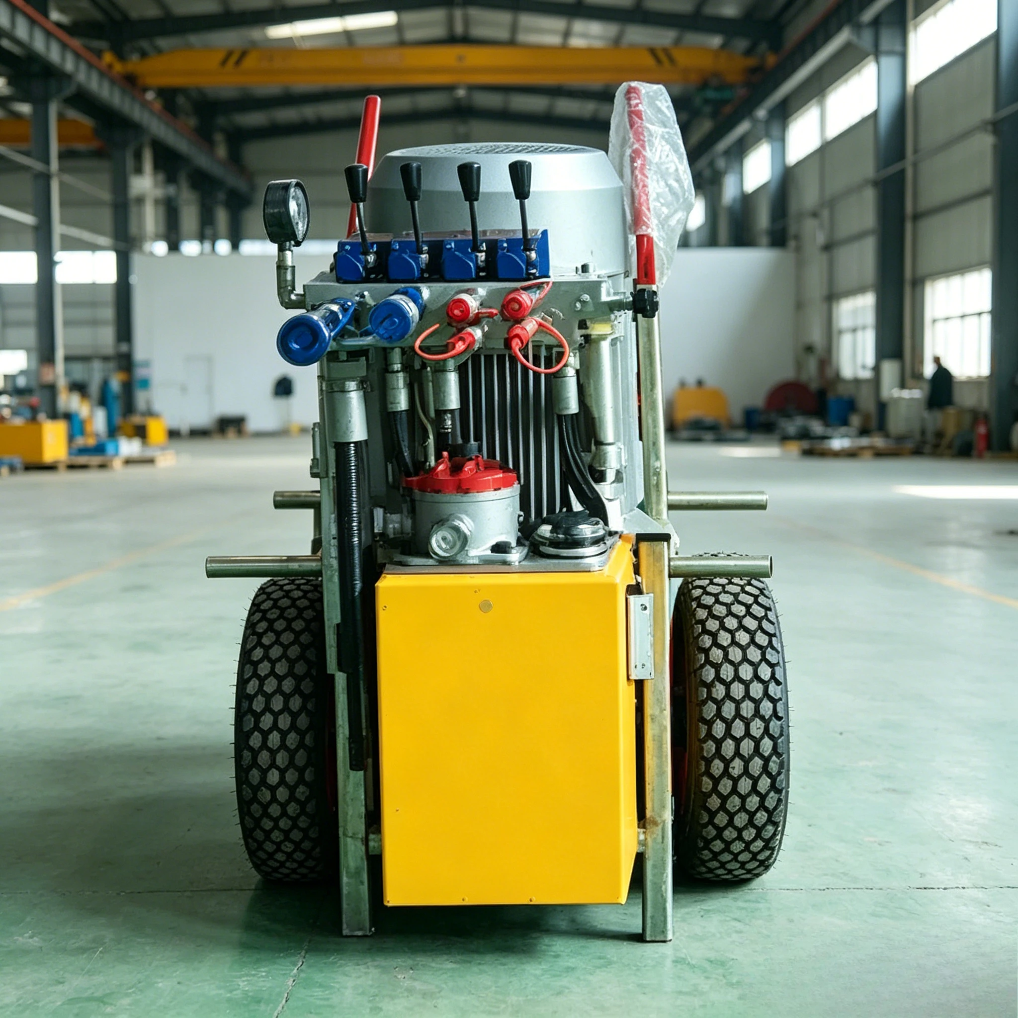 Heavy-Duty 730mm Hydraulic Wall Saw for Cutting Thick Foundation Walls