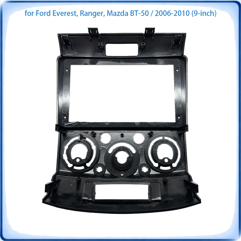 Car Radio Fascia Frame For Ford Everest Ranger & Mazda BT50 2006-2010 9 inch Wiring Harness Power Cable Car Accessories P&P