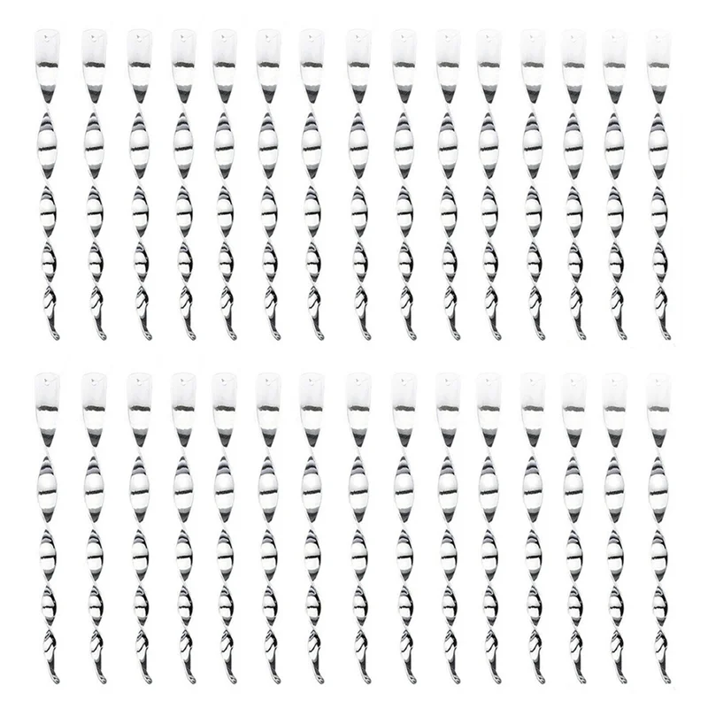 ABMH-30 Pack Bird Repellent Reflective Scare Rods Ornamental Spinner Deterrent Control Device For Garden
