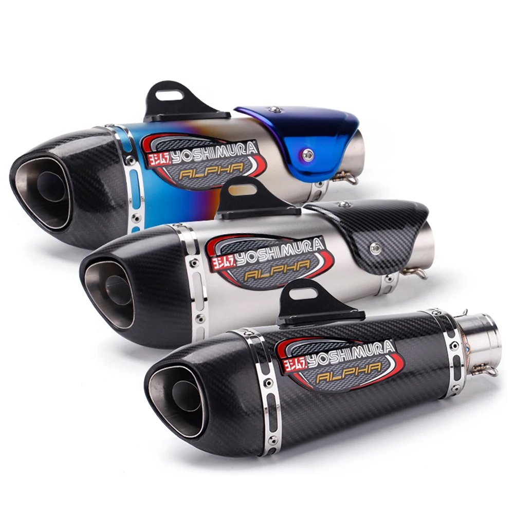 Universal Motorcycle Exhaust Muffler Escapes For Z900 Z800 Z750 zx10R Exhaust